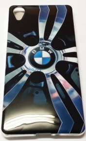 Силиконов гръб ТПУ за Sony Xperia M4 Aqua E2303 BMW черен